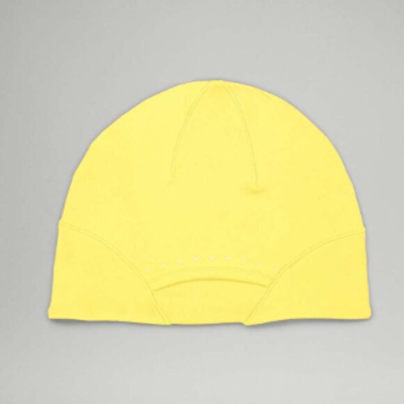 Brand New Lululemon MATCHING SET Beanie AND Gloves in Sonic Yellow - Picture 4 of 8
